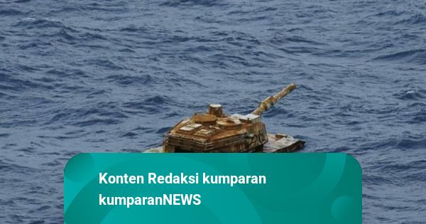 Benda Mirip Tank Mengapung Di Laut Natuna Ini Kata Tni Al 